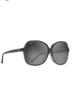 Maui Jim Women's Taro Dark Gray Oversized Sunglasses